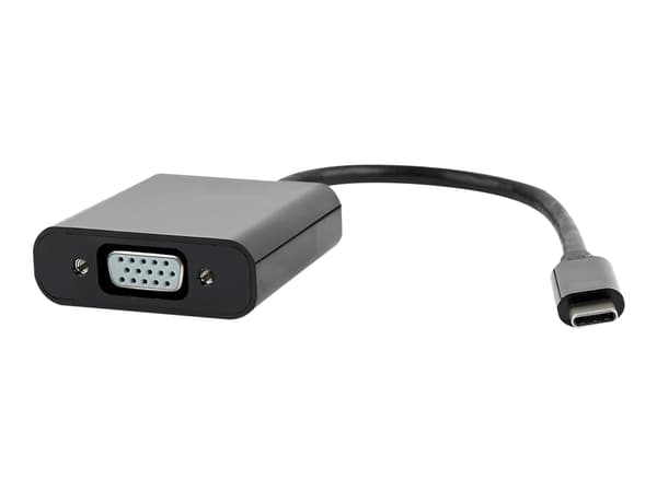 Cablexpert - Video adapter - 24 pin USB-C (hann) til HD-15 (VGA) (hann) - USB 3.1 - 15 cm - svart