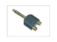 MicroConnect - Lyd adapter - RCA (hun) til stereostik (han)