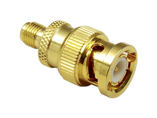 BKL Electronic 0419127 BNC-sovitin BNC-liitin - SMA-kääntöliitin 1 kpl