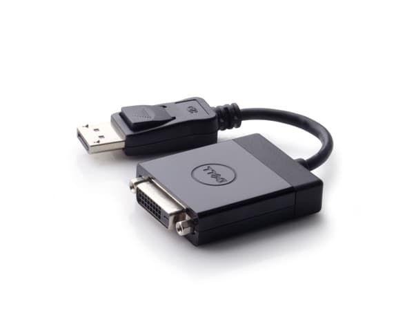 Dell DisplayPort to DVI Single-Link Adapter - Videokonverterare - DisplayPort - DVI