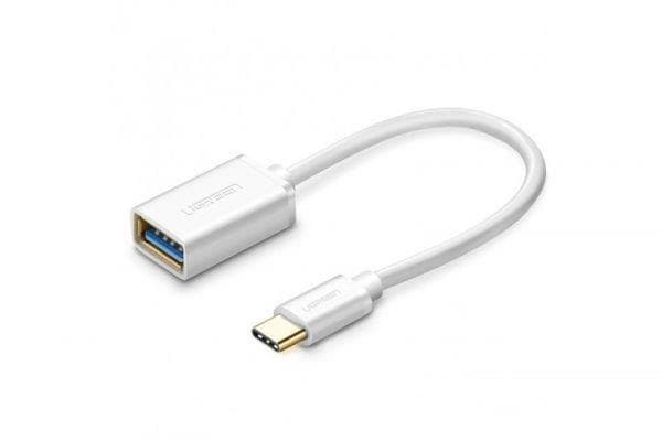 USB-C 3.0 UGREEN OTG-adapter (hvit)