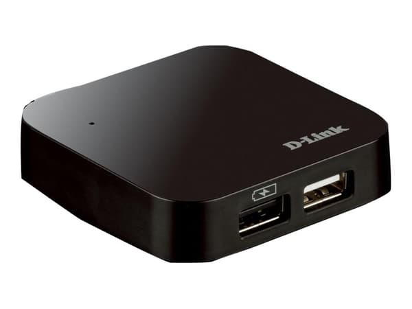 D-Link DUB H4 - Hubb - 4 x USB 2.0 - skrivbordsmodell