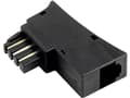 Miniatyrbilde 2 av 3: Hama - Telefonadapter - TAE-F (hann) til RJ-12 (hunn)