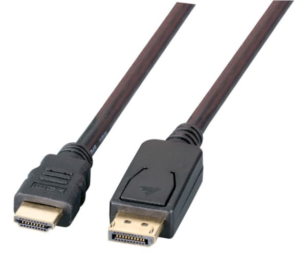 EFB Elektronik K5561SW.5V2, 5 m, DisplayPort, HDMI, Hankjønn, Hankjønn, Rett