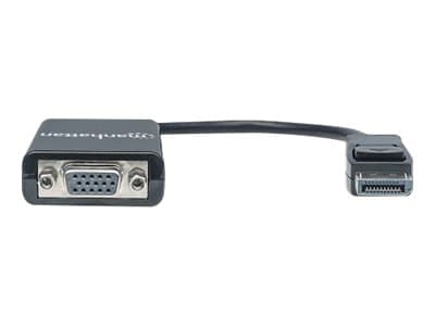Manhattan 151962, 0,15 m, DisplayPort, VGA (D-Sub), Hankjønn, Hunkjønn, Rett