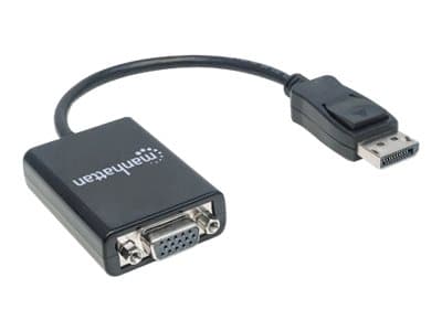 Manhattan 151962, 0,15 m, DisplayPort, VGA (D-Sub), Hankjønn, Hunkjønn, Rett