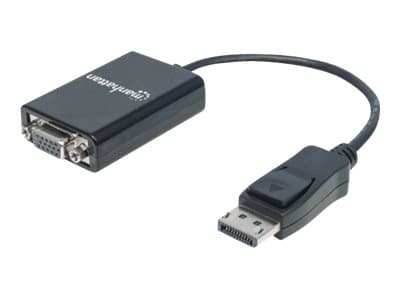 Manhattan 151962, 0,15 m, DisplayPort, VGA (D-Sub), Hankjønn, Hunkjønn, Rett
