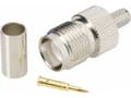 Miniatyrbild 2 av 3: BKL Electronic 0419404, N jack, RP 3.5 jack, Hane/Hona, 50 O, Silver