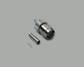 Miniatyrbild 1 av 3: BKL Electronic 0419404, N jack, RP 3.5 jack, Hane/Hona, 50 O, Silver