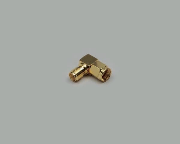 BKL Electronic 0419111, Hunstik/Hunstik, 50 ohm (O), kultainen