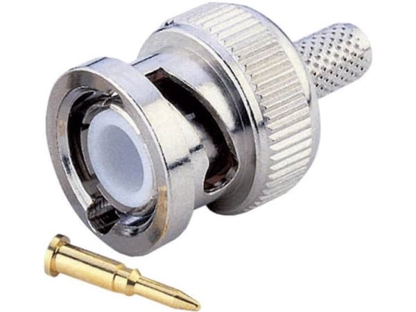 BKL Electronic 0401250, Hunstik/Hunstik, 50 ohm (O), Sølv, 0,015 g