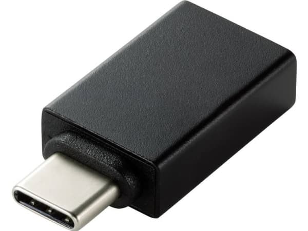 Renkforce RF-4472304, USB Type C, USB Type A, Musta