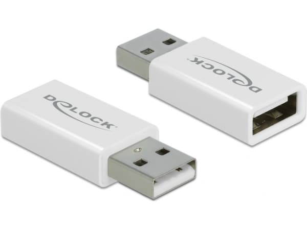 Delock - USB-datablokkering - hvit