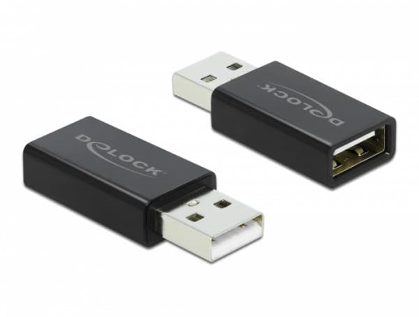 Delock - USB data blocker - svart