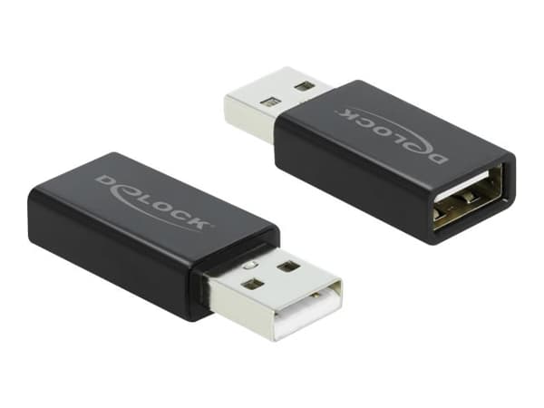 Delock - USB data blocker - svart