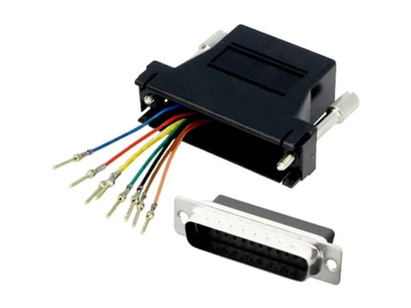 encitech DA09-PMJ6-K-RC D-SUB-adapter D-SUB-stik 9-pol. - RJ12-tilslutninger 6p6c 1 stk
