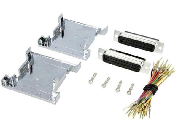 encitech GA-1515-MF-M-K D-SUB-adapter D-SUB-stik 15-pol. - D-SUB-bøsning 15-pol. 1 stk