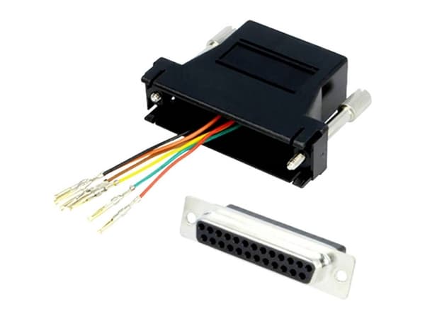 encitech DA09-SMJ6-K-RC D-SUB-adapter D-SUB-bøsning 9-pol. - RJ12-tilslutninger 6p6c 1 stk