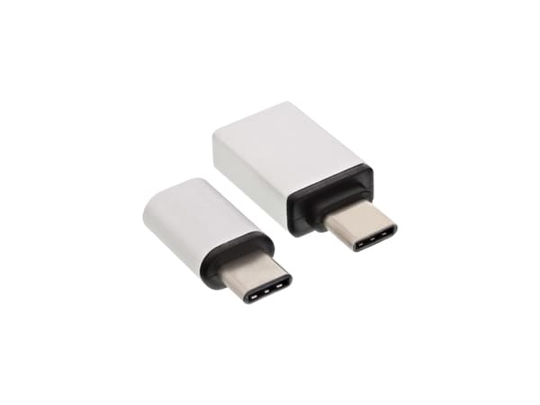 InLine 35809, USB 3.1 C, Micro-USB + USB3.0 A, Aluminium