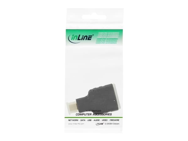 InLine 17690D, HDMI A female, HDMI D, Sort