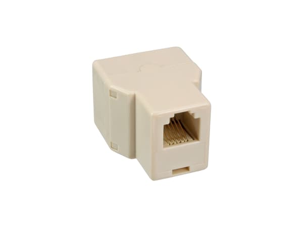 InLine 69999B, RJ12, 2xRJ12, Hun/hun, Beige