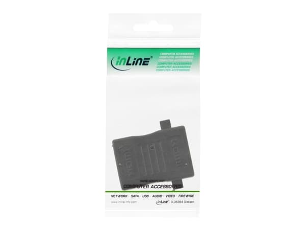 InLine 17600M, HDMI A female, HDMI A, Sort
