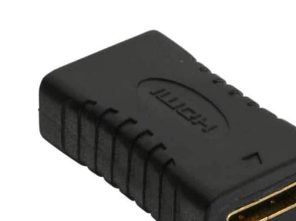 InLine 17600L, HDMI C female, Mini HDMI, Musta