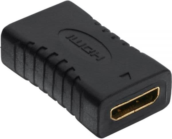 InLine 17600L, HDMI C female, Mini HDMI, Musta