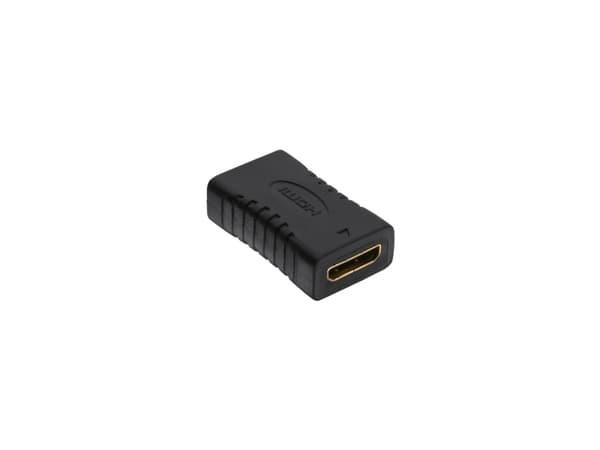 InLine 17600L, HDMI C female, Mini HDMI, Musta