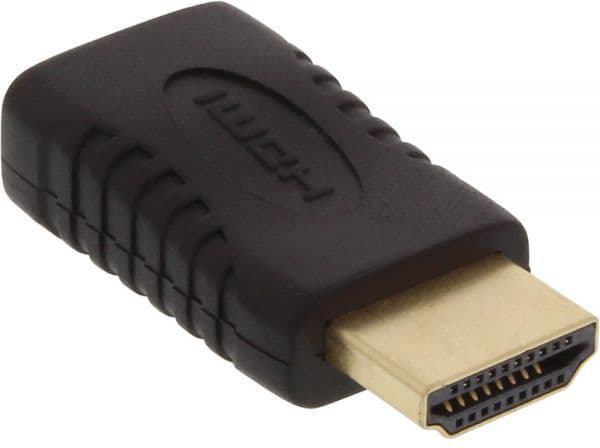 InLine 17691G, HDMI A male, HDMI C, Sort