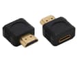 Miniatyrbilde 1 av 5: InLine 17691G, HDMI A male, HDMI C, Sort
