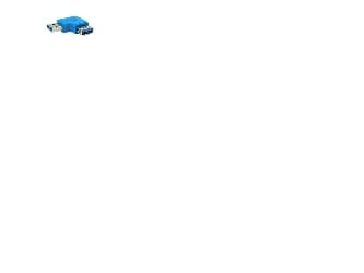 InLine 4043718158034, USB 3.0 A, USB 3.0 A, Blå