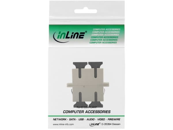 InLine 89992A, SC female, 2 x SC, Beige