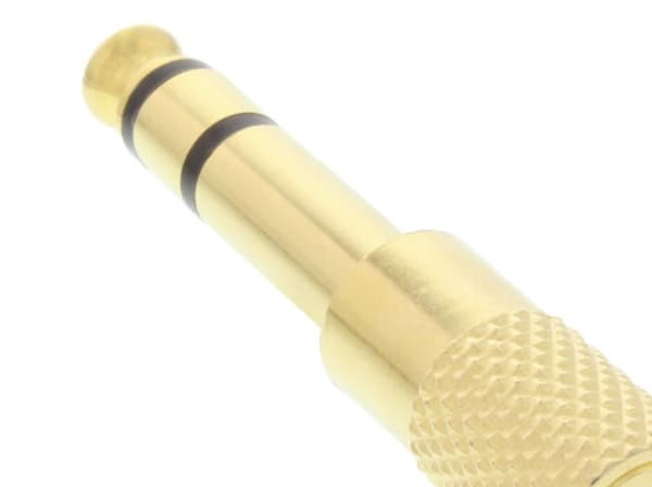 InLine 99305P, 3.5mm jack female, 3.5mm, Sort, Gull