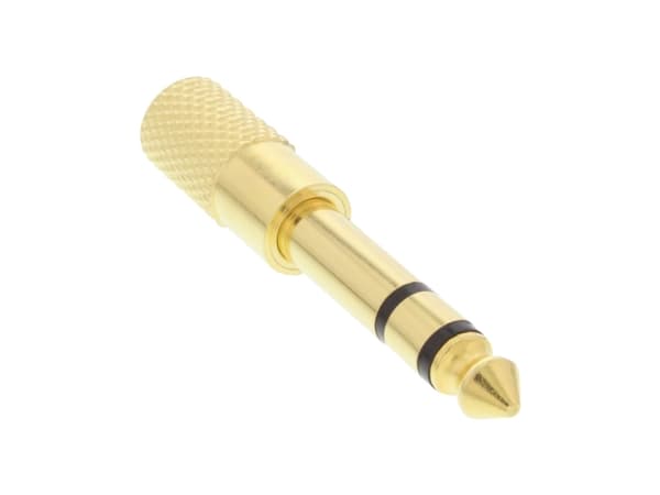InLine 99305P, 3.5mm jack female, 3.5mm, Sort, Gull