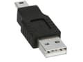 Miniatyrbild 1 av 2: InLine 33441C, USB 2.0 A hane, 5-p USB 2.0, Sort
