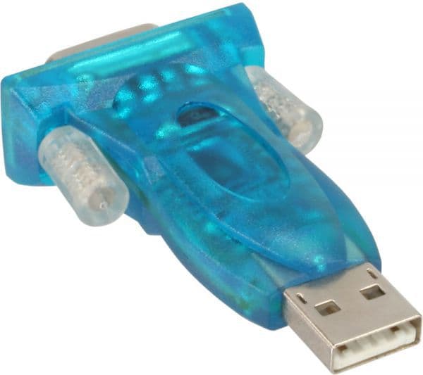 InLine 4043718053391, USB 1.1, VGA, 0,8 m, Blå
