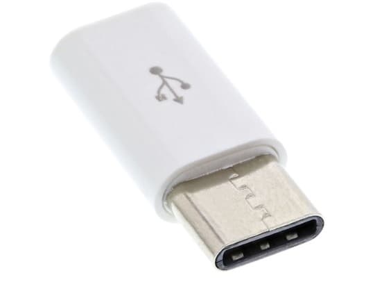 InLine 33303I, USB type C hann, microUSB2.0, Hvit