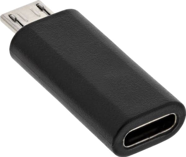 InLine 33302I, mikro USB hann, USB C, Sort