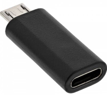 InLine 33302I, mikro USB hann, USB C, Sort