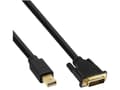 Miniatyrbilde 1 av 4: InLine 17224, 1,5 m, Mini DisplayPort, DVI-D, Hankjønn, Hankjønn, Gull