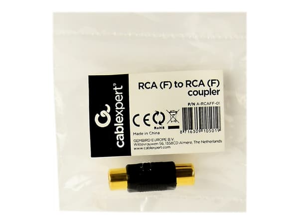 Cablexpert - Kopplingsdon för video / ljud - RCA hona till RCA hona