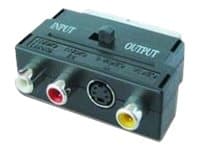 Gembird CCV-4415 - Video/audio-adapter - SCART hann til 4-pins mini-DIN, RCA x 3 hunn