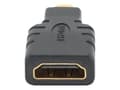 Miniatyrbild 4 av 5: Gembird - HDMI-adapter - 19 pin micro HDMI Type D hane till HDMI hona