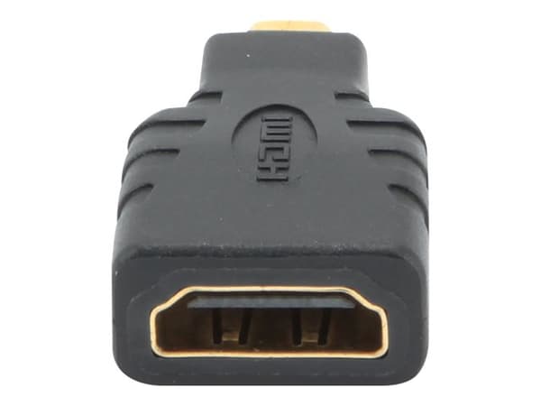 Gembird - HDMI-adapter - 19 pin micro HDMI Type D hane till HDMI hona