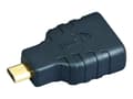 Miniatyrbild 5 av 5: Gembird - HDMI-adapter - 19 pin micro HDMI Type D hane till HDMI hona