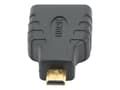 Miniatyrbild 1 av 5: Gembird - HDMI-adapter - 19 pin micro HDMI Type D hane till HDMI hona