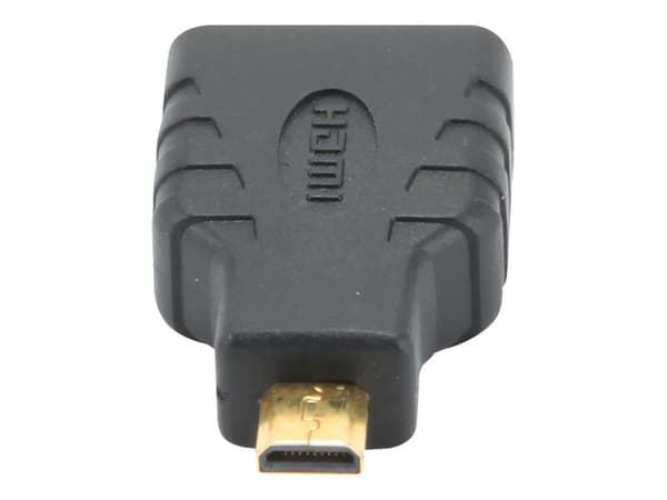 Gembird - HDMI-adapter - 19 pin micro HDMI Type D hann til HDMI hunn