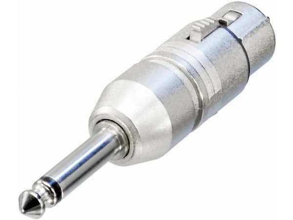 Neutrik NTR-NA2FP, XLR, 1/4", Sølv