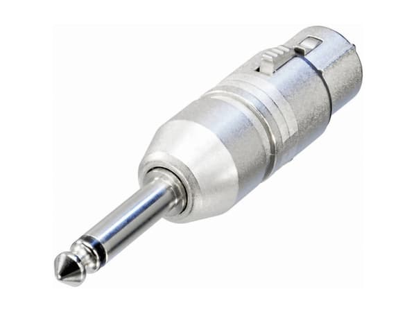 Neutrik NTR-NA2FP, XLR, 1/4", Sølv